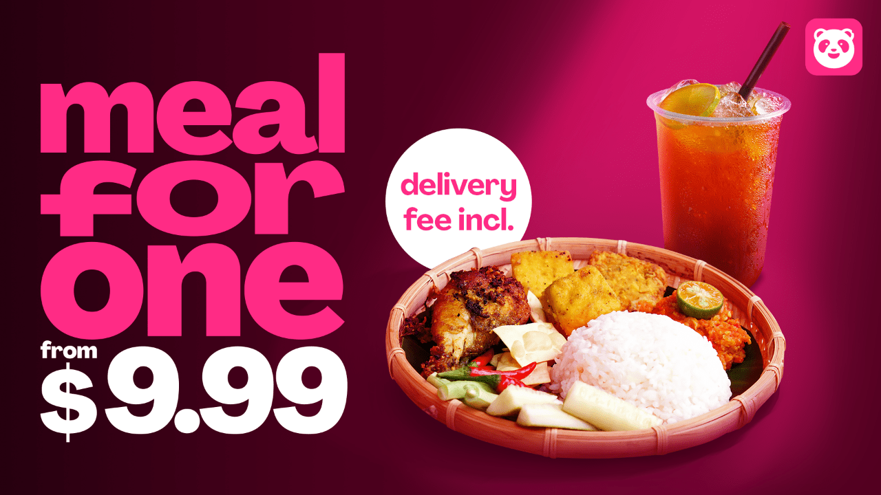 foodpanda makes convenience more affordable with ‘Meal For One’, offering curated set menus from $9.99
